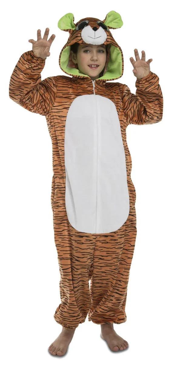 Pyjama de déguisement de tigre aux grands yeux pour enfants – Image 3