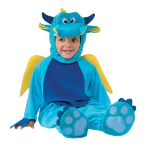 Déguisement de dragon bleu pour enfant