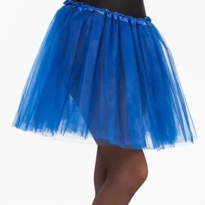 Tutu bleu de 40 cm de long pour femme