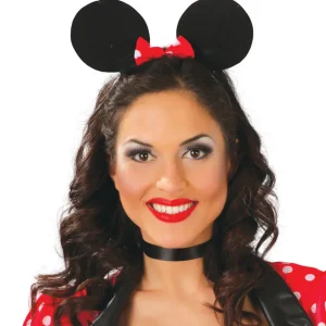 Oreilles de minnie mouse avec nœud