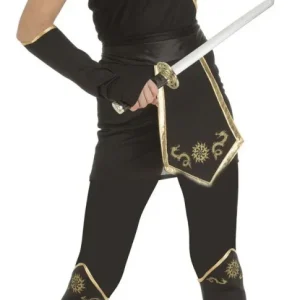 Déguisement de ninja noir pour femme