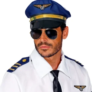 Kit de déguisement de pilote d'avion pour adulte