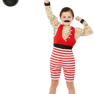 Déguisement d'homme fort tatoué pour enfants