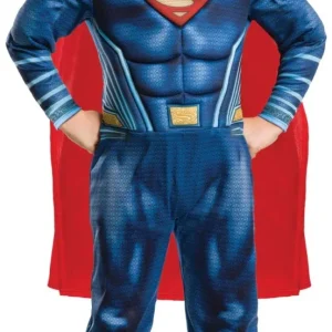 Déguisement superman musclé de la ligue des justiciers pour garçon