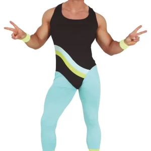 Déguisement de gymnaste des années 80 pour homme