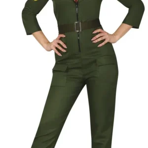 Déguisement de pilote d'avion militaire pour femme